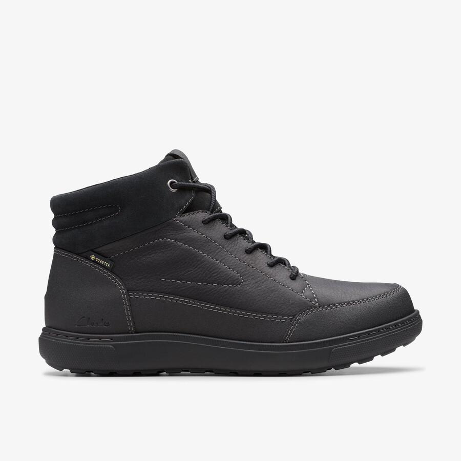 mapstone hi gore-tex - ブラック ウォームライニングレザー