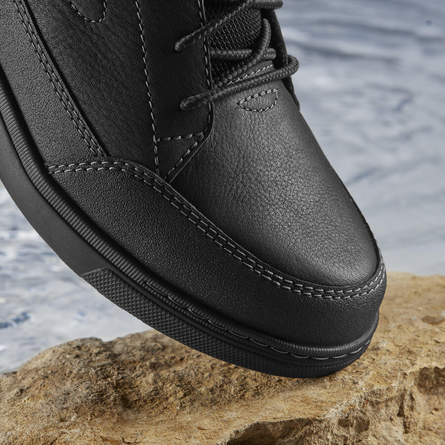 mapstone hi gore-tex - ブラック ウォームライニングレザー