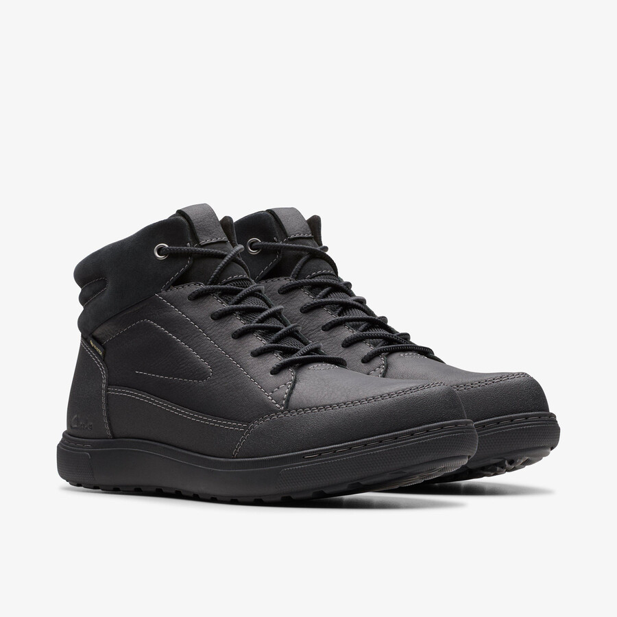 mapstone hi gore-tex - ブラック ウォームライニングレザー