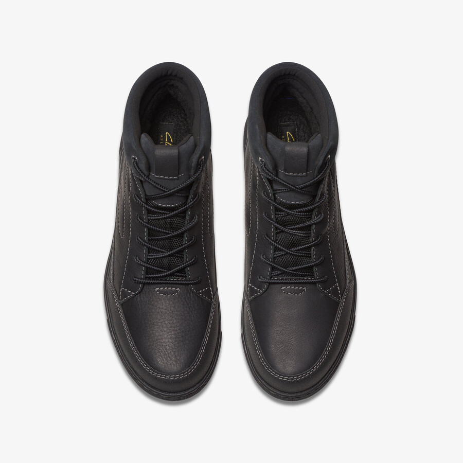 mapstone hi gore-tex - ブラック ウォームライニングレザー