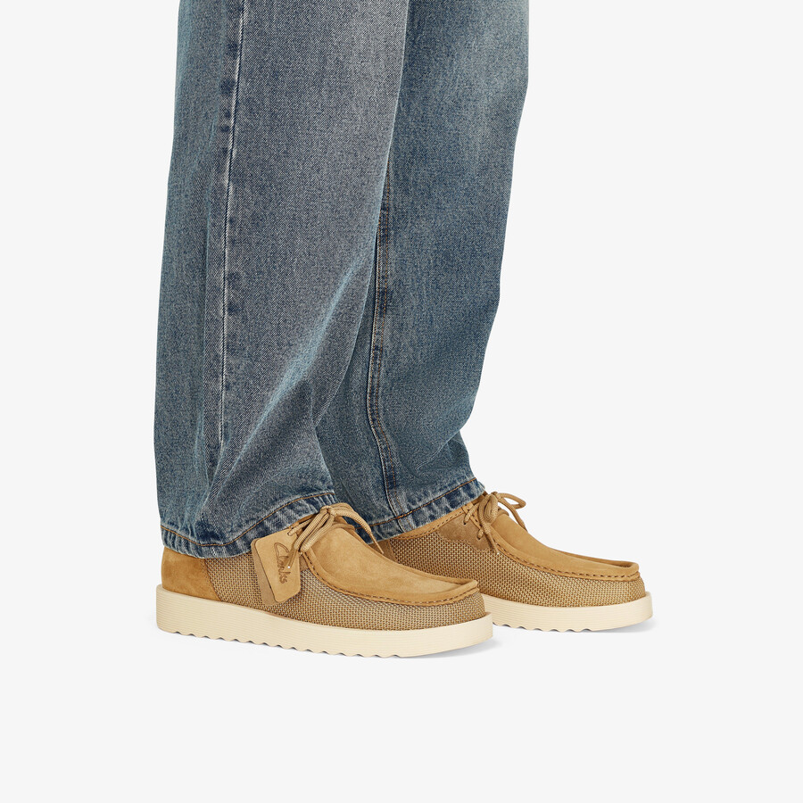 wallabee ftr 2 lo - ダークサンドコンビネーション