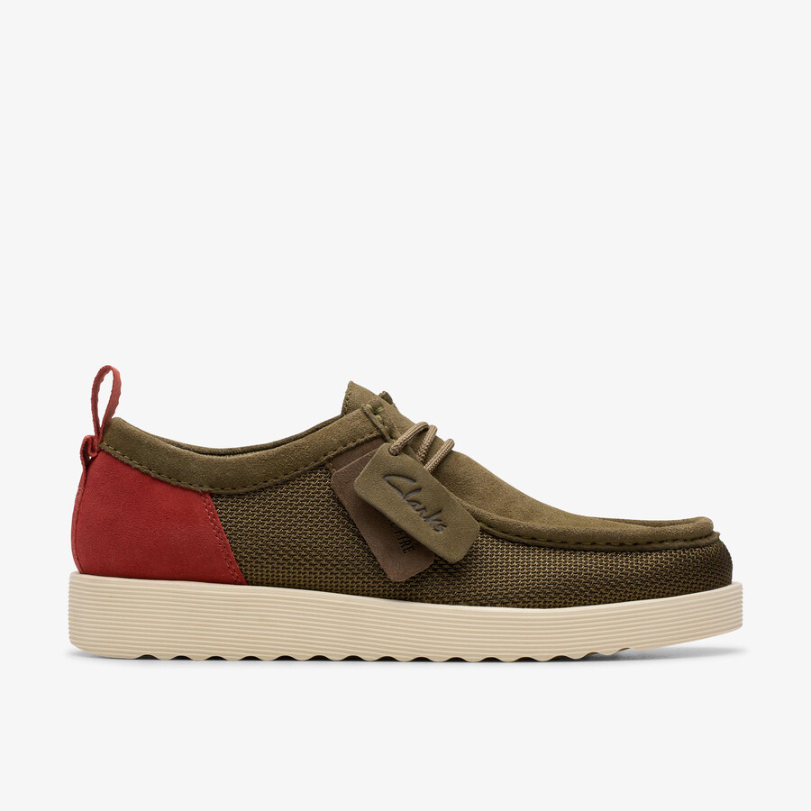 wallabee ftr 2 lo - オリーブコンビネーション