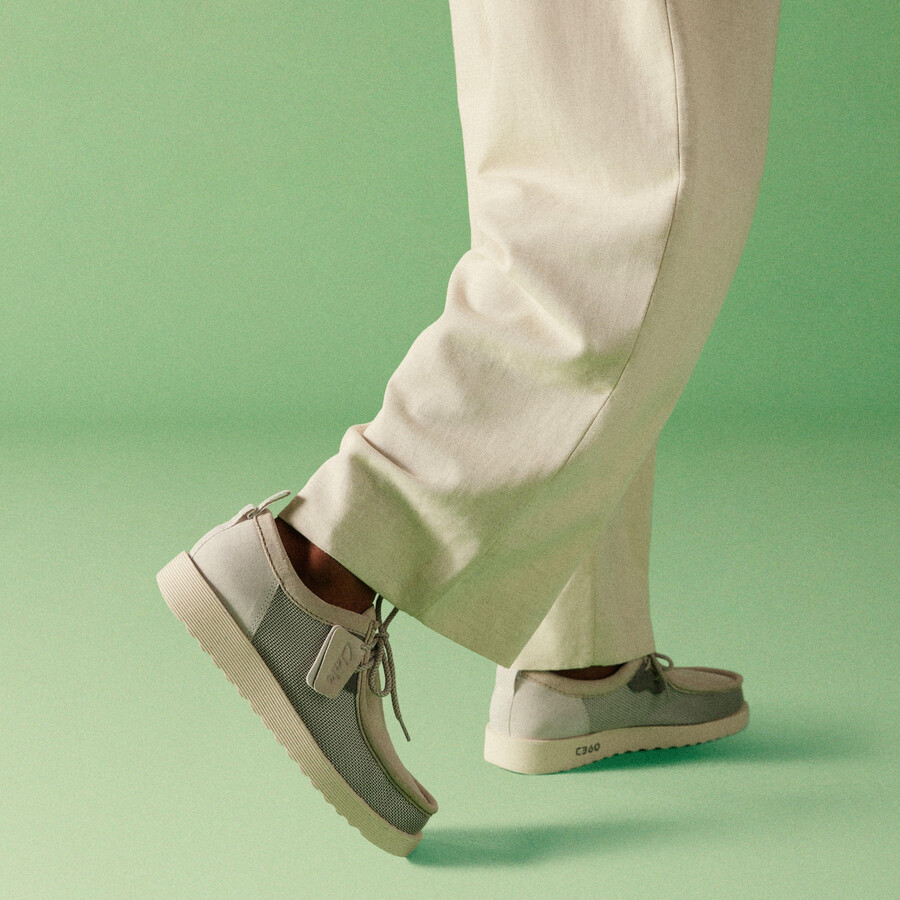 wallabee ftr 2 lo - ホワイトコンビネーション