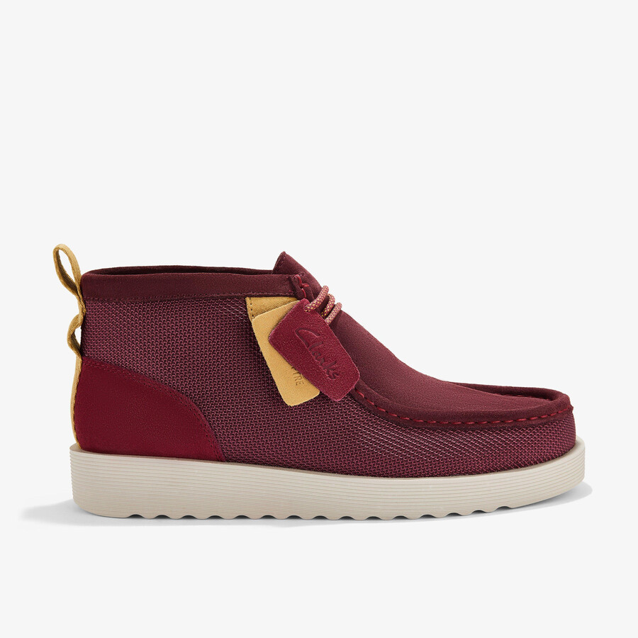 wallabee ftr2 ブーツ - バーガンディコンビネーション