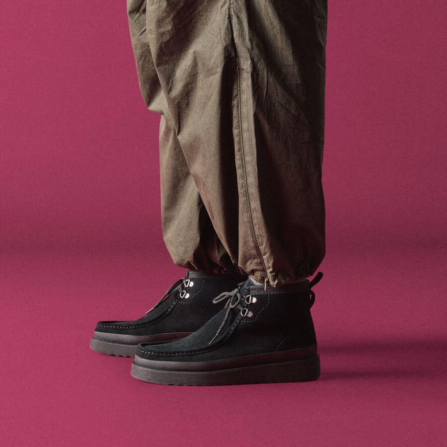 wallabee ftr2 hi - ブラックスエード